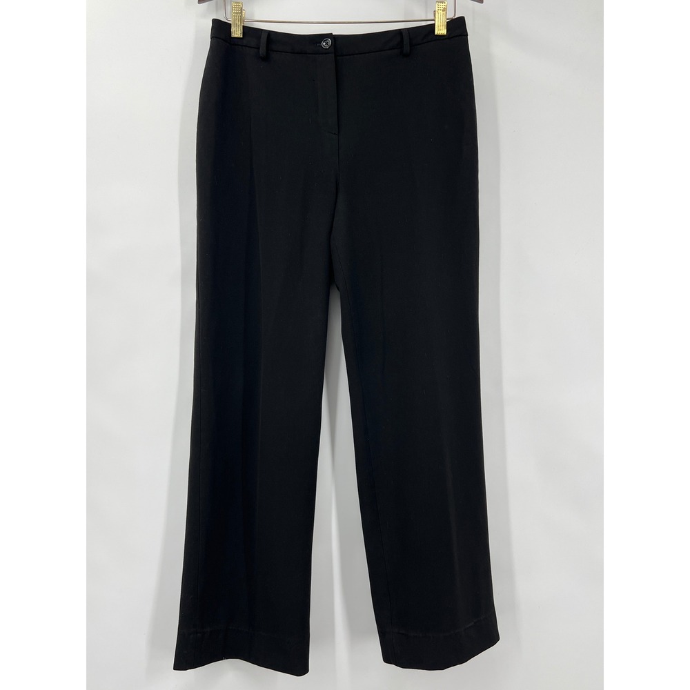 Women's Black Chino's Straight Leg Size 8P 31" Waist Workwear